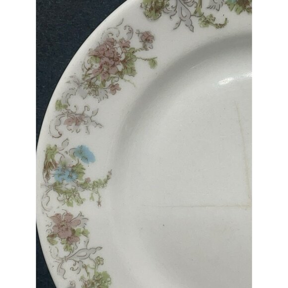 Scammell Lamberton Floral Hartford Transferware Plate 6.5 Inch Vintage Set Of 4 - Picture 4 of 6